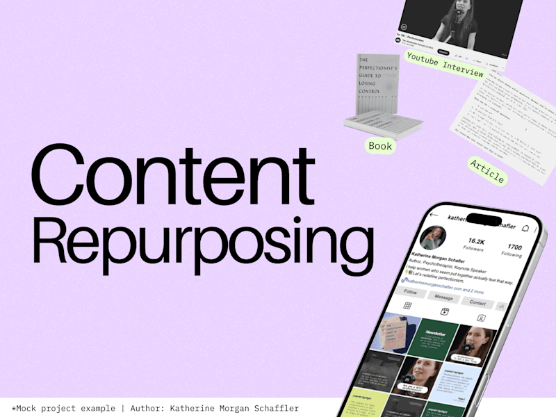 Cover image for Content Repurposing for Social Media