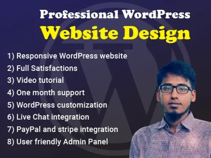 Cover image for Professional website development for your business by WordPress