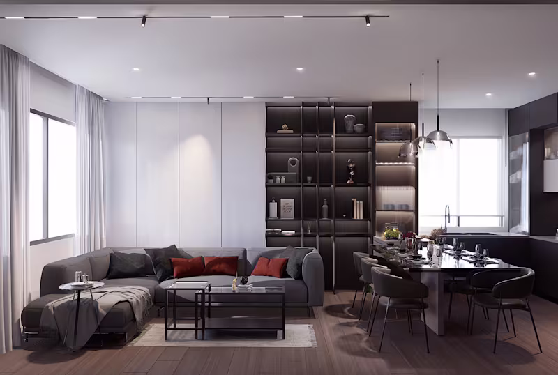 Cover image for Living Area Interior Design | Amman