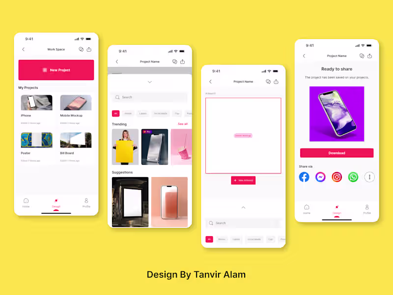 Cover image for I will design mobile app UI UX in Figma