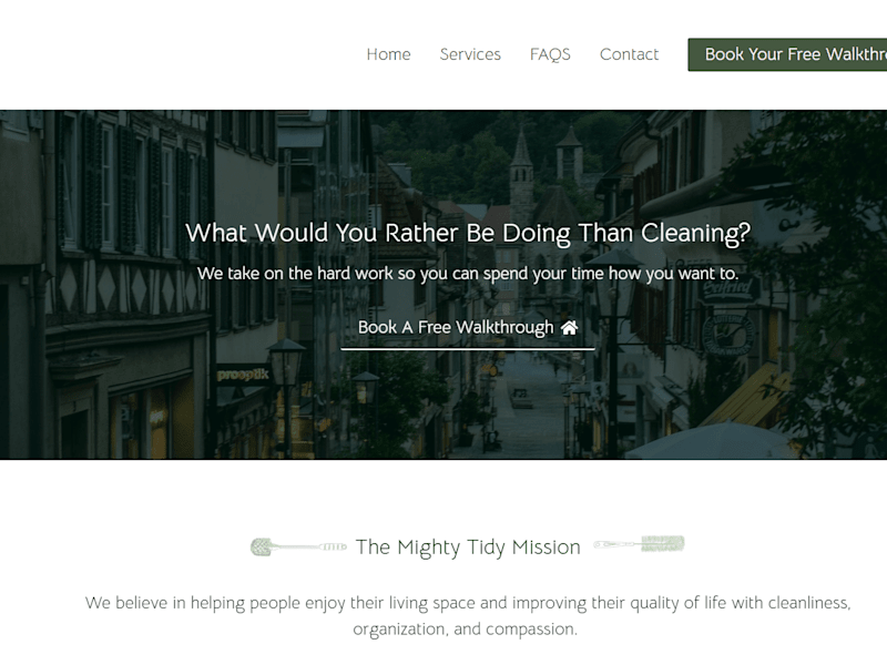 Cover image for Website Design - Mighty Tidy Fort Wayne