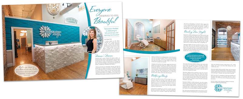 Cover image for Magazine article design