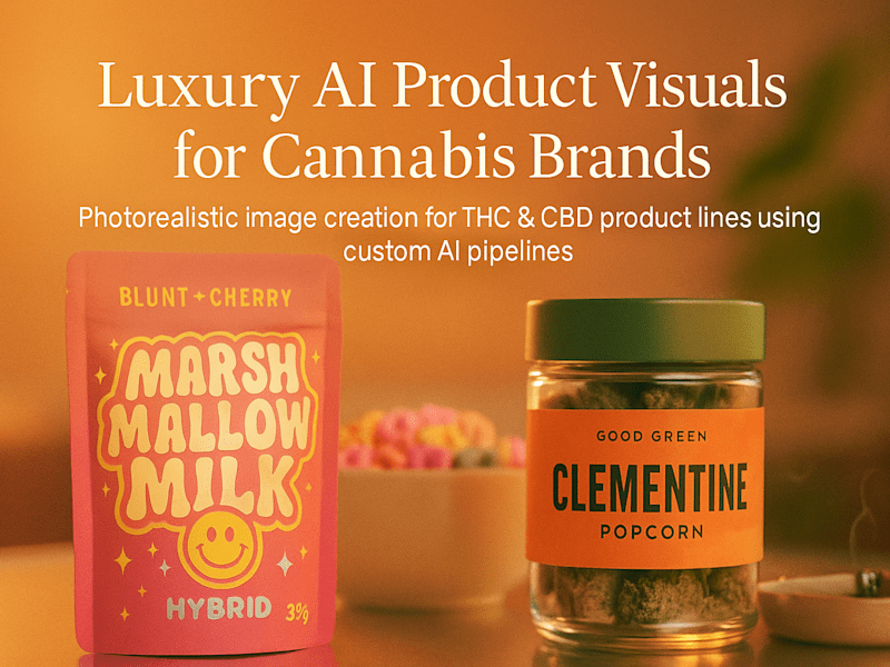 Cover image for Luxury AI Product Visuals for Cannabis Brands