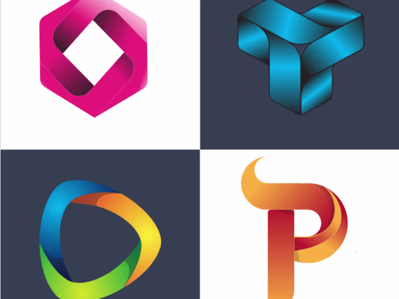 Cover image for I will do modern 3d logo designs