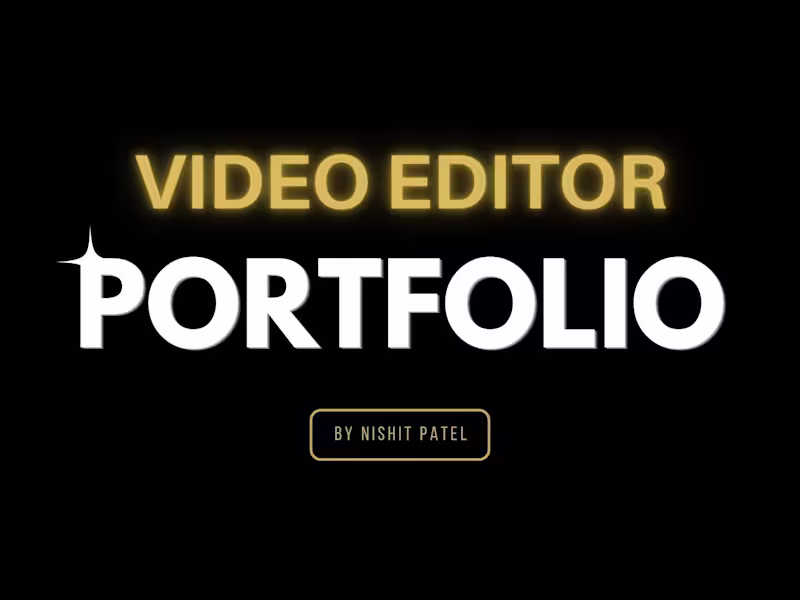 Cover image for video editing 