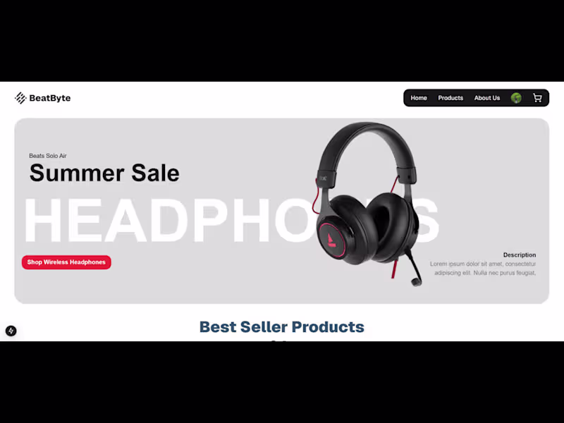 Cover image for ECommerce website with stripe checkout and clerk authentication.