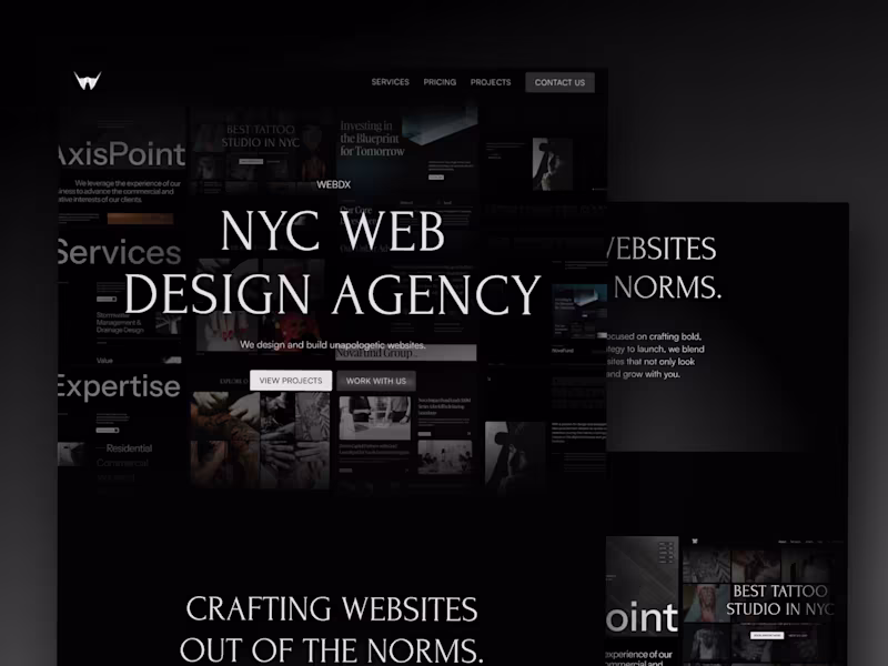 Cover image for WEDEX - Web Design Agency Framer Website