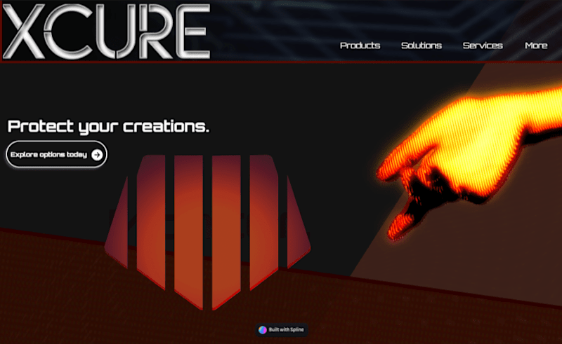 Cover image for XCure, a cybersecurity demo sire