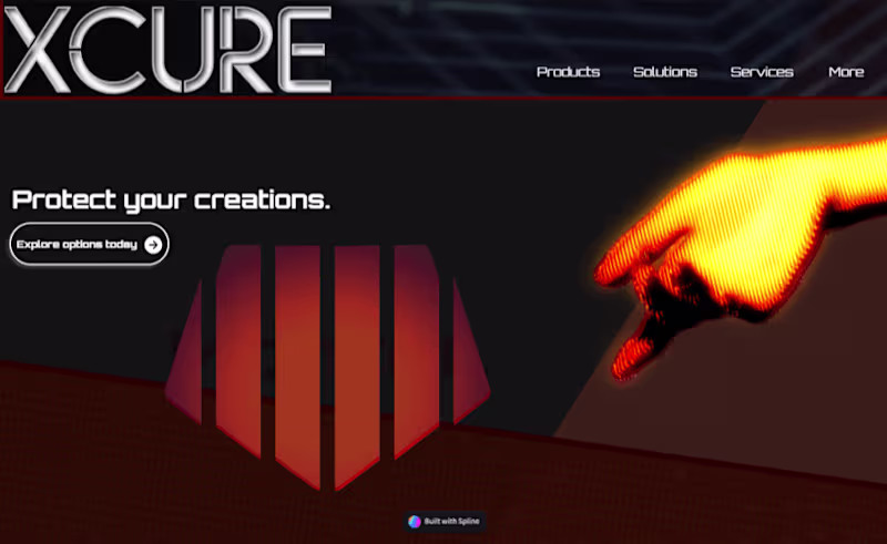 Cover image for XCure, a cybersecurity demo sire