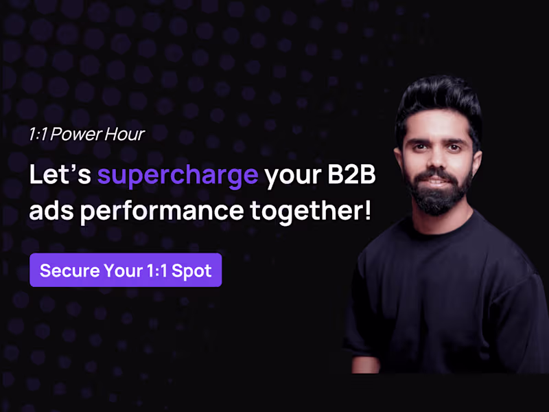 Cover image for B2B Paid Ads Power Hour