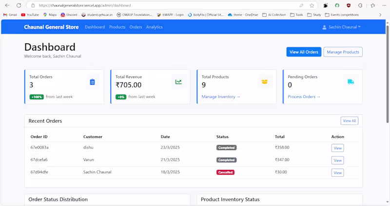 Cover image for ShopEase – Shop Management System
ShopEase