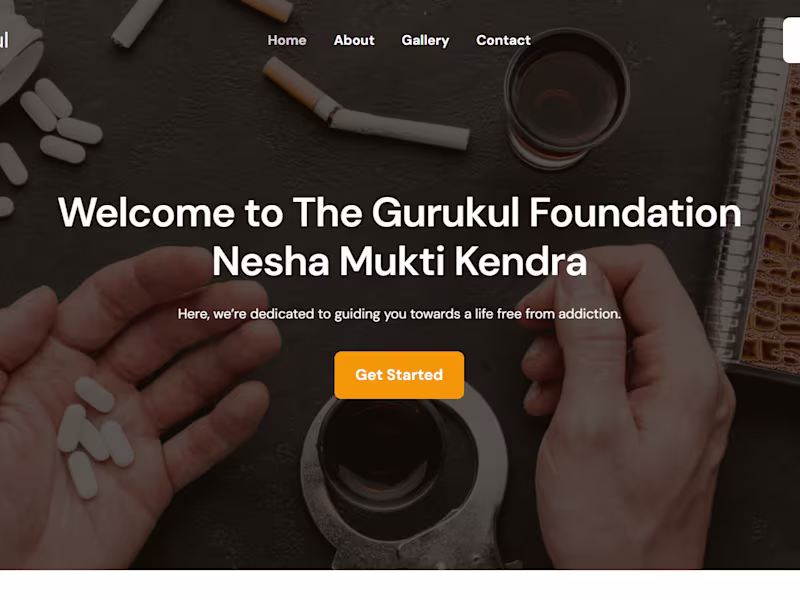 Cover image for Website for the organization