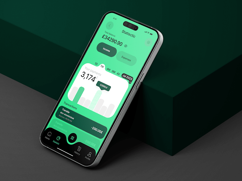 Cover image for lloyds bank - app design Finance Service Management