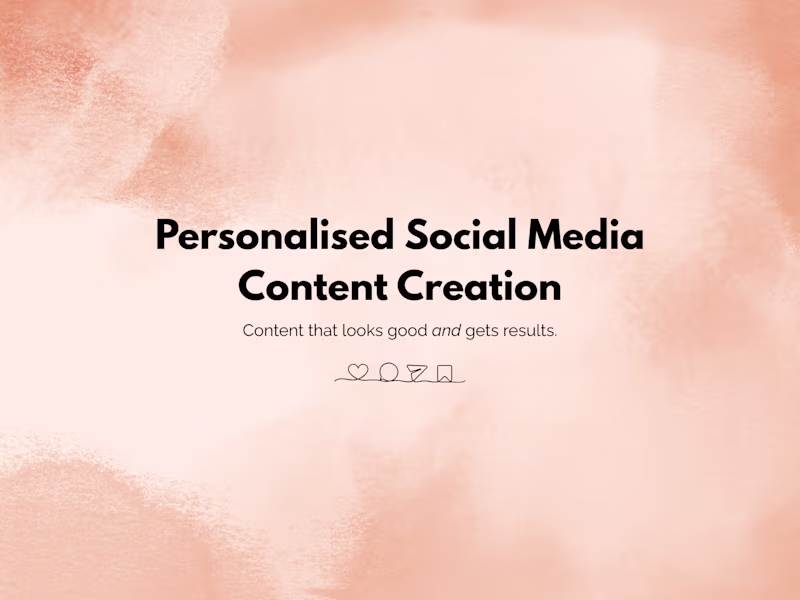 Cover image for Personalised Social Media Content Creation for Your Brand