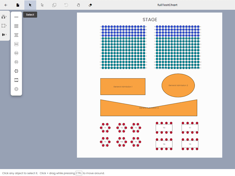 Cover image for BookTix Chart Builder