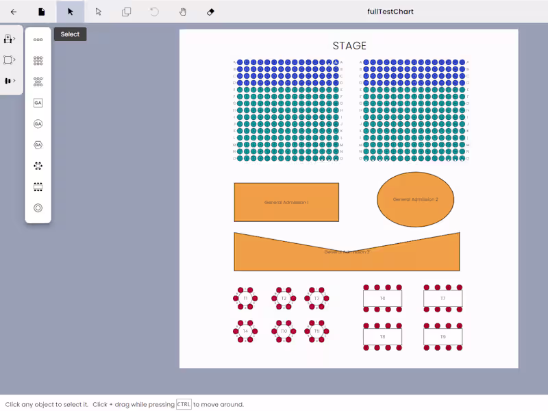 Cover image for BookTix Chart Builder