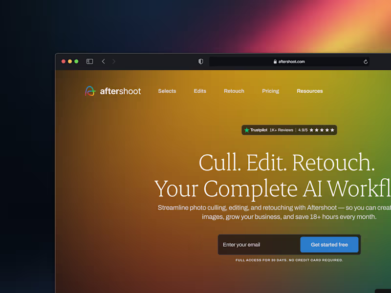 Cover image for Aftershoot Redesign