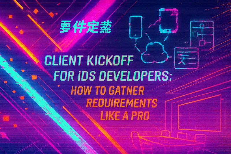 Cover image for Client Kickoff for iOS Developers: How to Gather Requirements Like a Pro