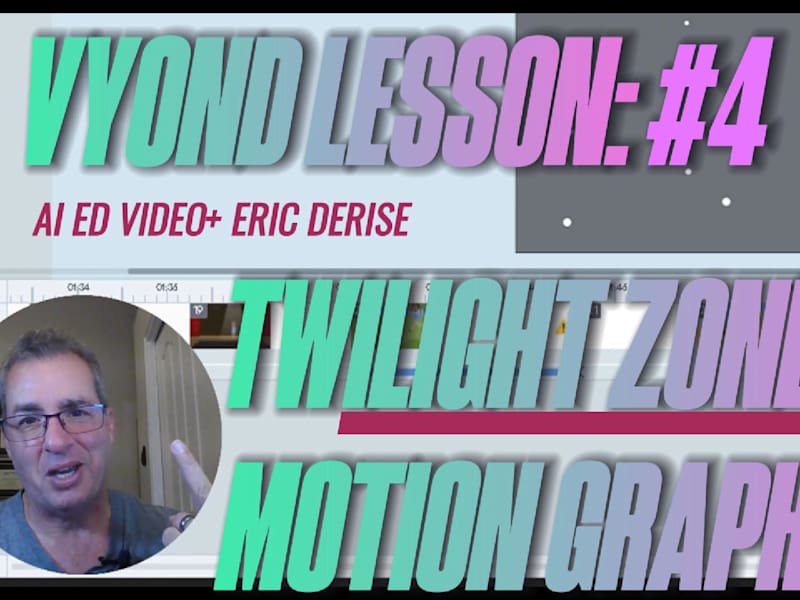 Cover image for Vyond Tutorial: #4 Motion Graphics Vyond the Twilight Zone - Yo…