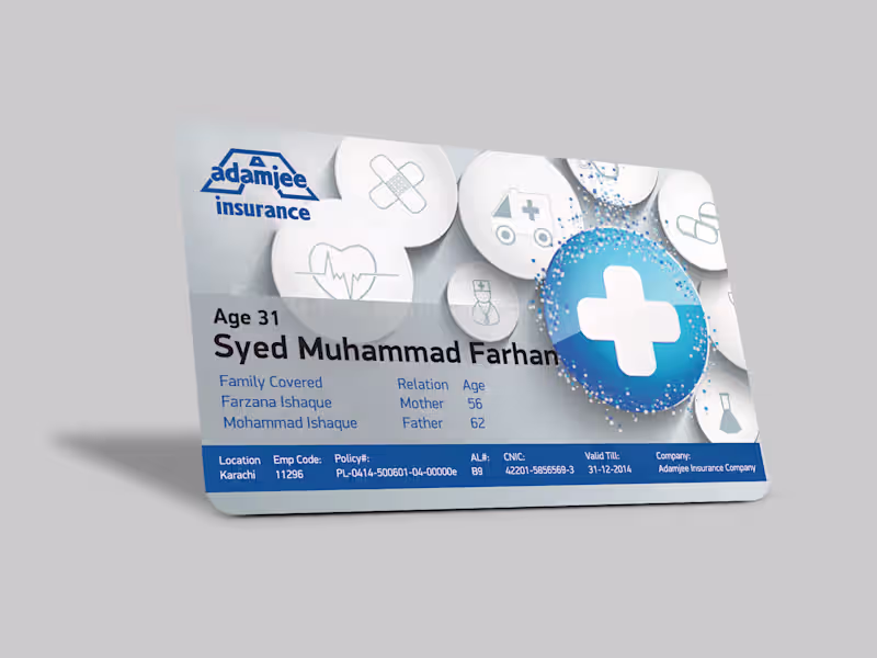 Cover image for Adamjee Insurance Card