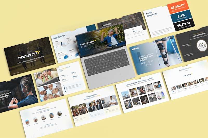 Cover image for Investor Pitch Deck for D2C Mobility Brand