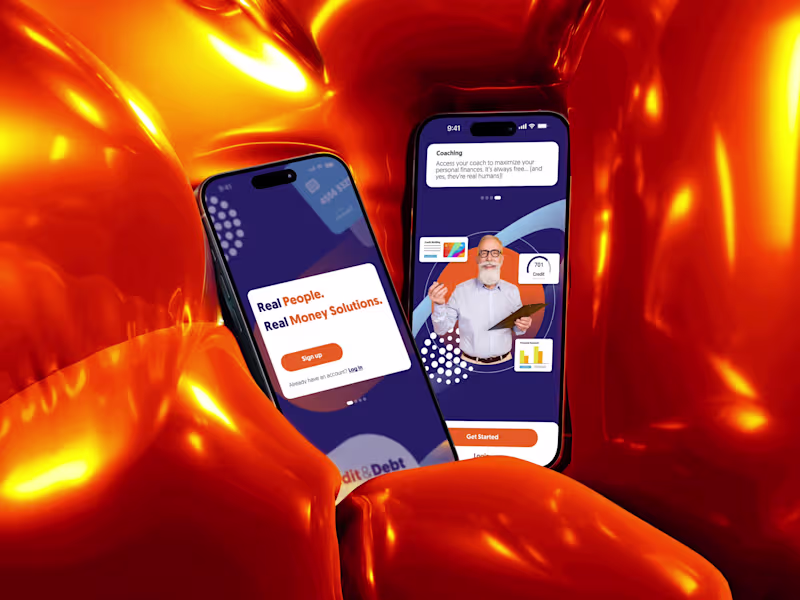 Cover image for Credit & Debt - UX/UI Design