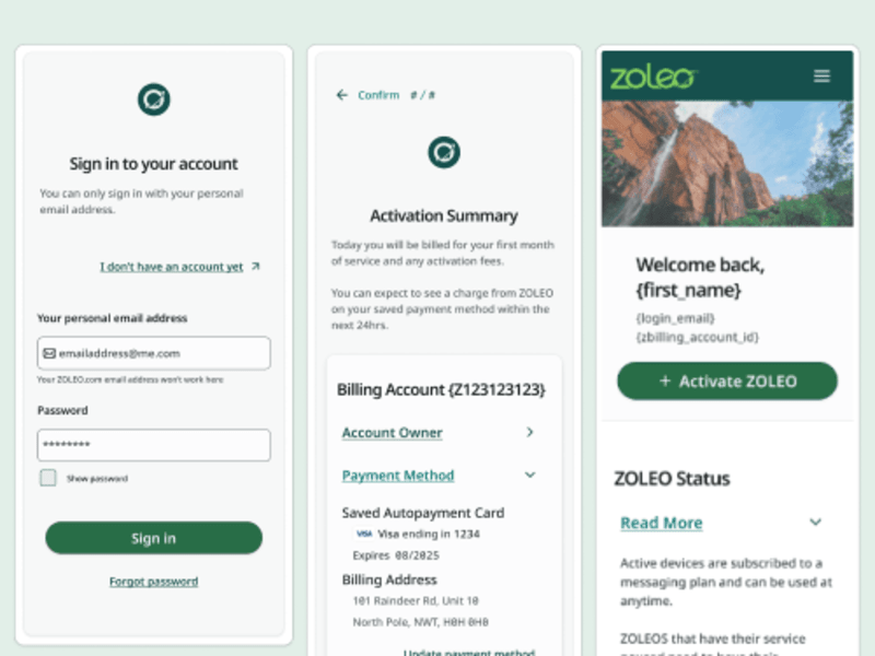 Cover image for MyZOLEO Customer Portal redesign