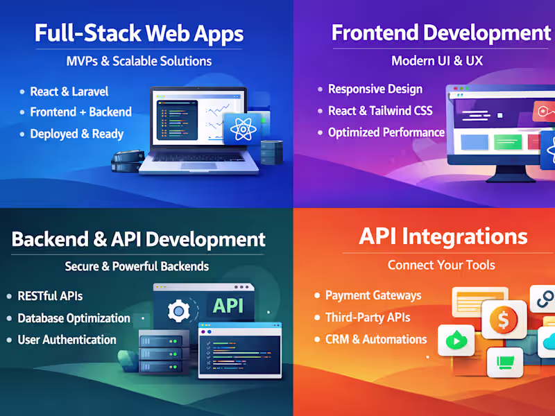 Cover image for Full-Stack Web App (MVP or Production)