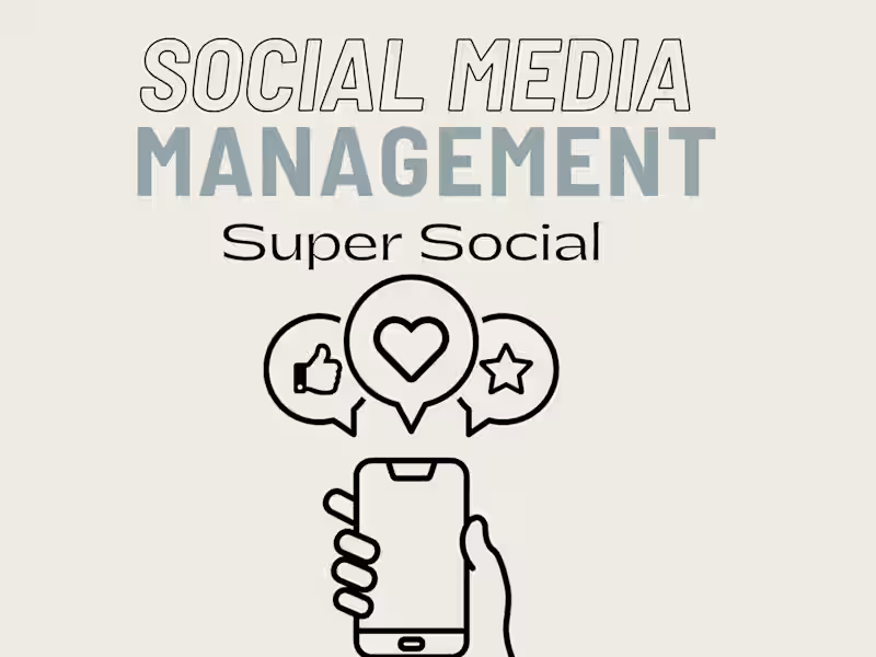 Cover image for Social Media Management - Super Social