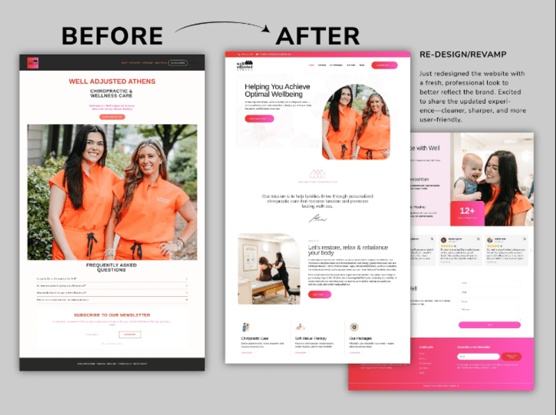 Cover image for Website Redesign for Modern Chiropractic Business