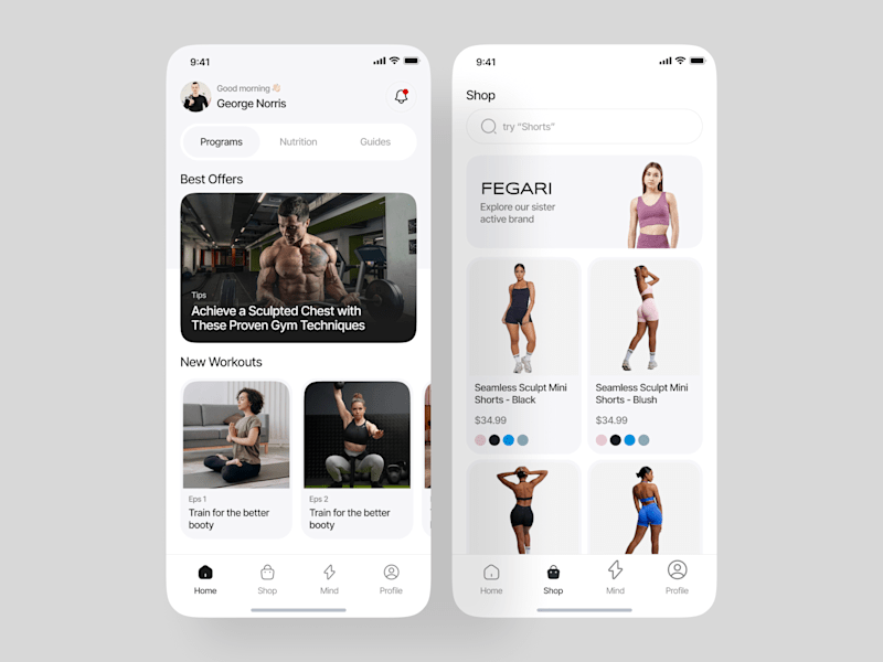 Cover image for Fitness App Design