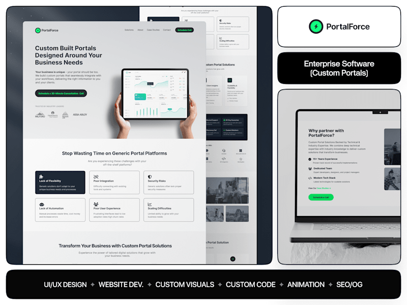 Cover image for Enterprise solutions - Custom Portal Development