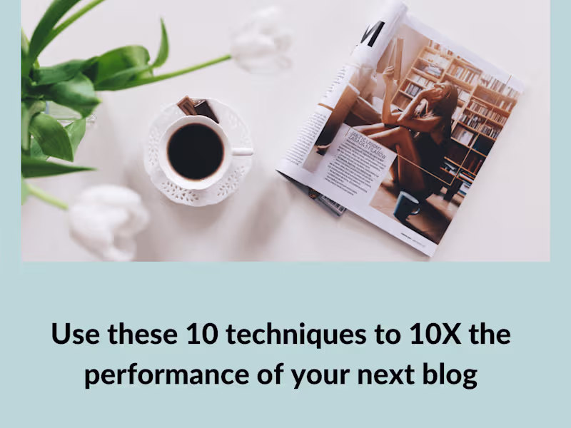 Cover image for Using These 10 rules of Thumb, I 10X’ed the Blog Performance of…