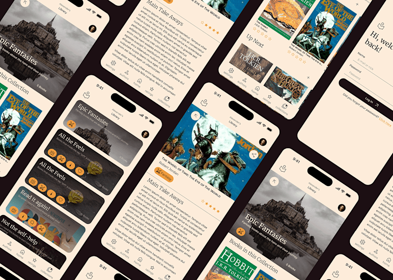 Cover image for Bookish - Ui/Ux Case Study :: Behance