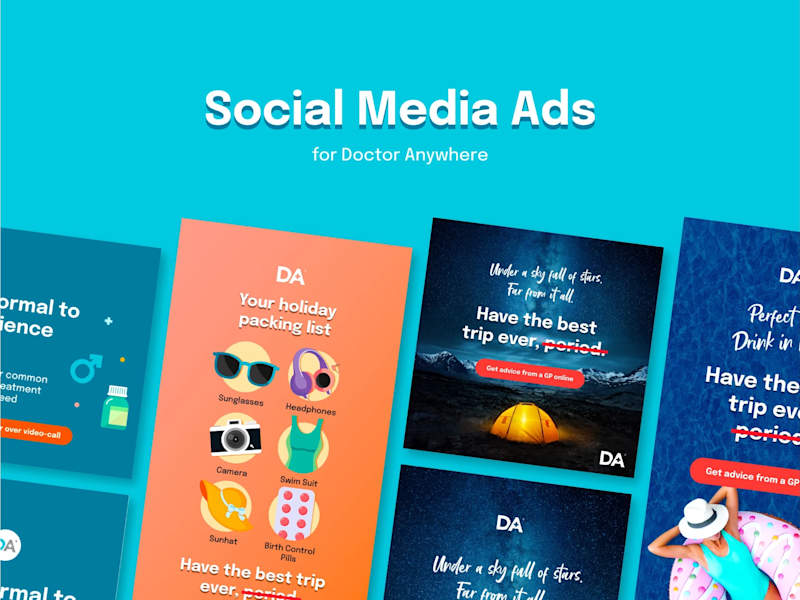 Cover image for Social Media Ad Design for Doctor Anywhere