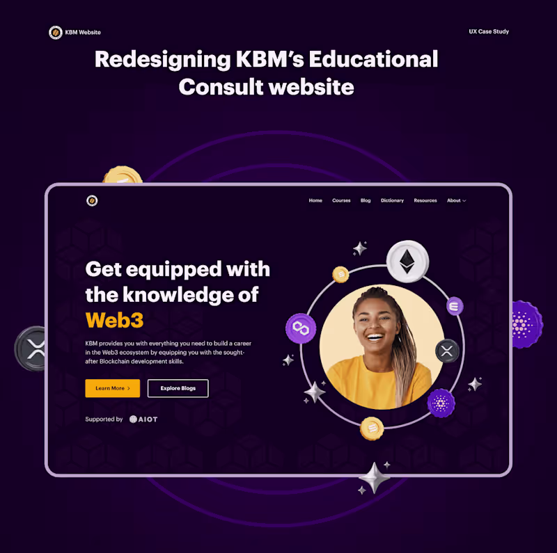 Cover image for Redesigning KBM’s Educational Consult website