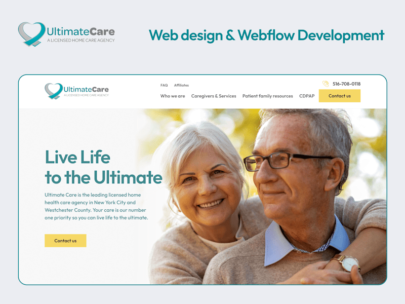 Cover image for Ultimate Care Website Redesign