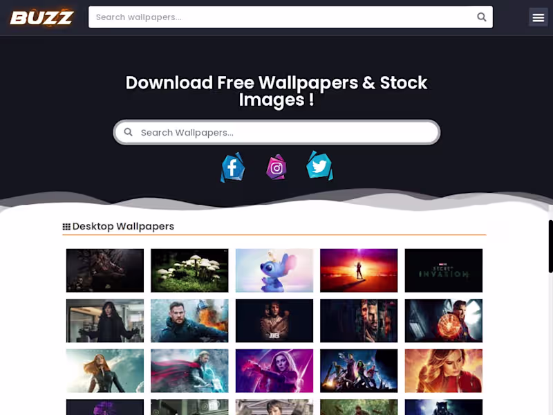Cover image for Wallpaper Website