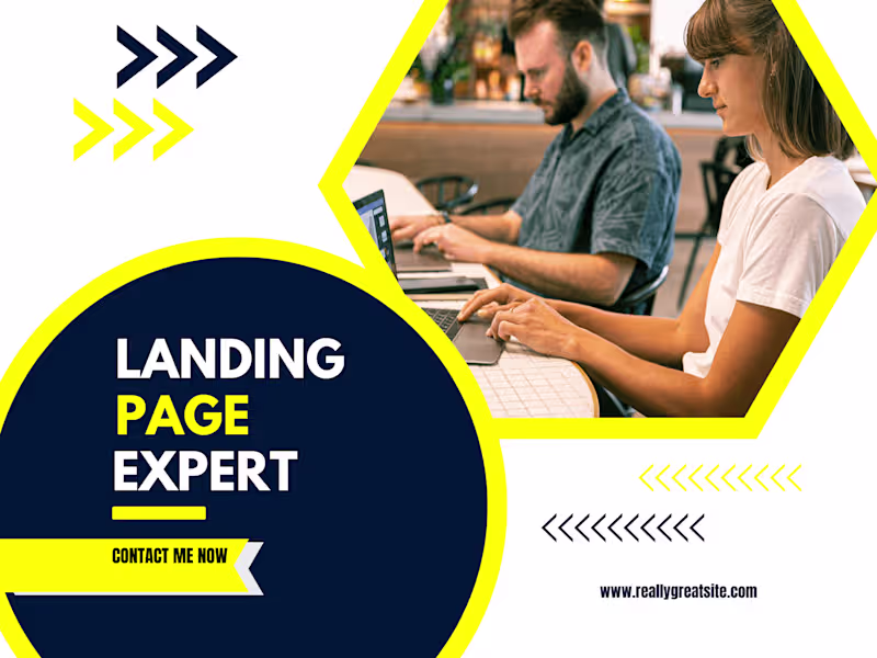 Cover image for a responsive landing pages