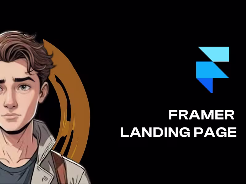 Cover image for Responsive Framer Landing Page Design and Development