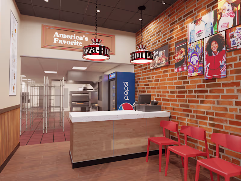 Cover image for 3D Visualization- Pizza Hut