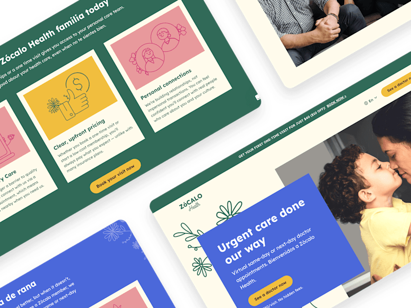 Cover image for Conversion-focused telehealth website