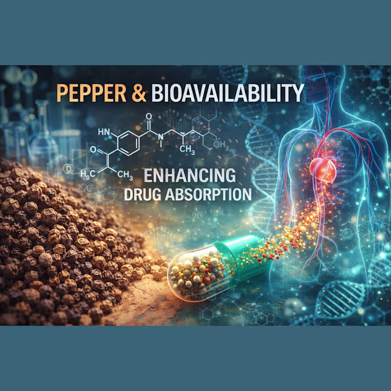 Cover image for Black pepper (Piper nigrum) is