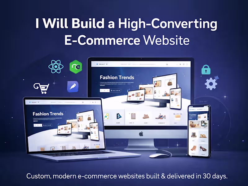 Cover image for High-Performance E-Commerce Website for Online Sales
