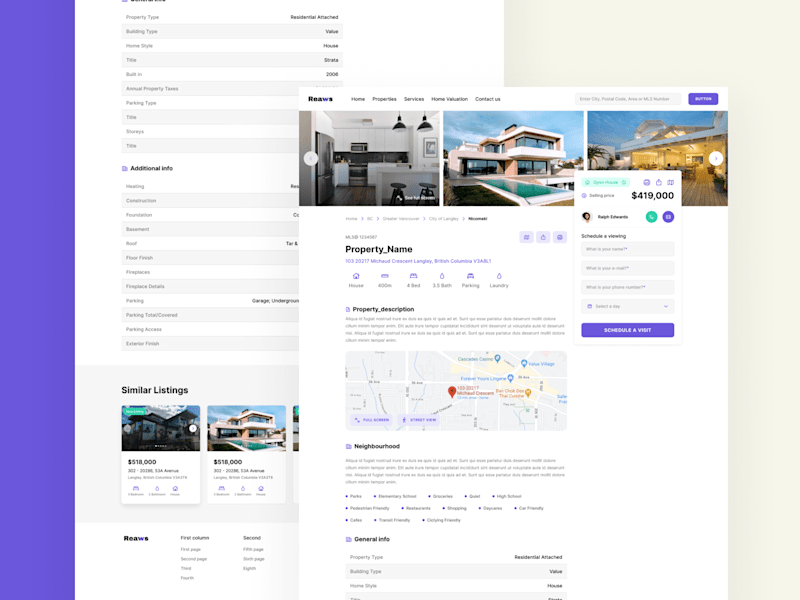 Cover image for Reaws Property Details