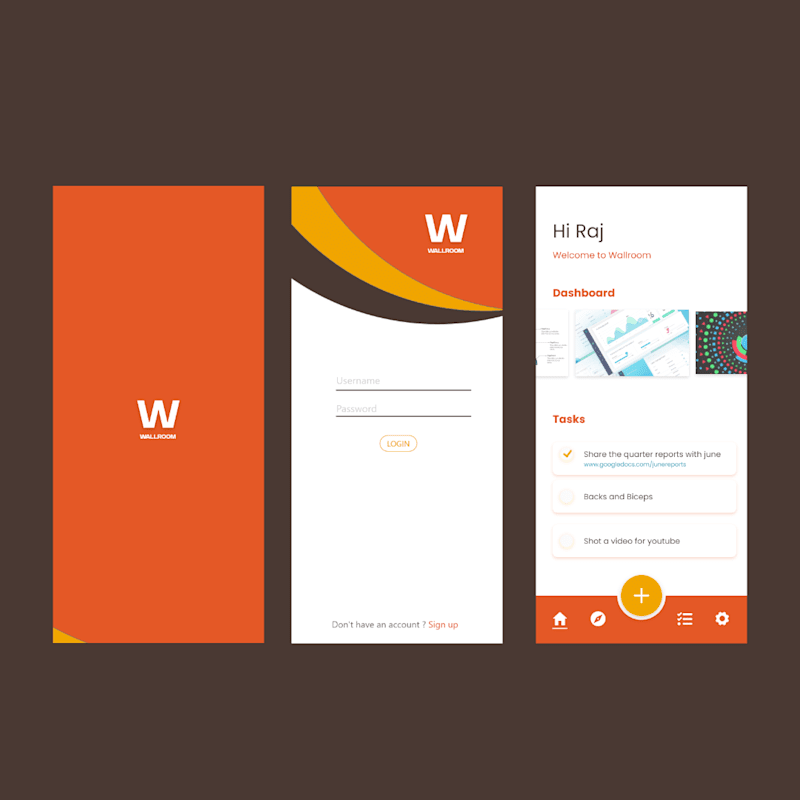 Cover image for Wallroom- Task Management App