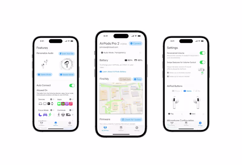 Cover image for Redesign the Experience of AirPods Software on iPhone