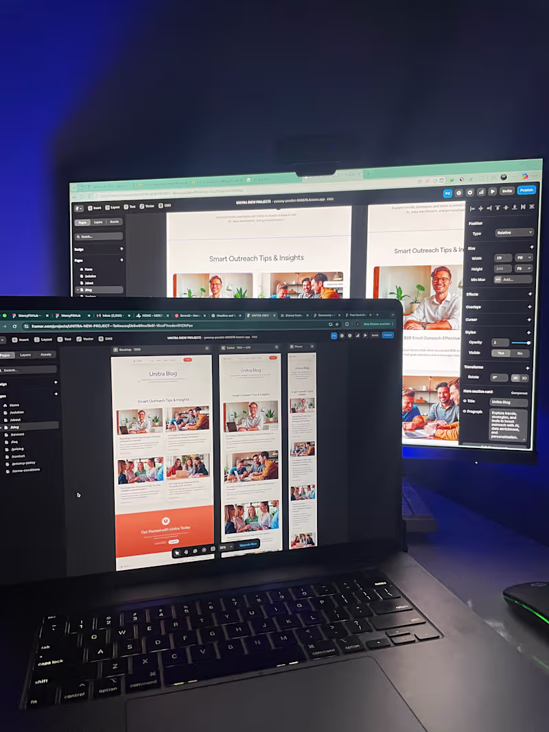 Cover image for Throwback to a Framer project