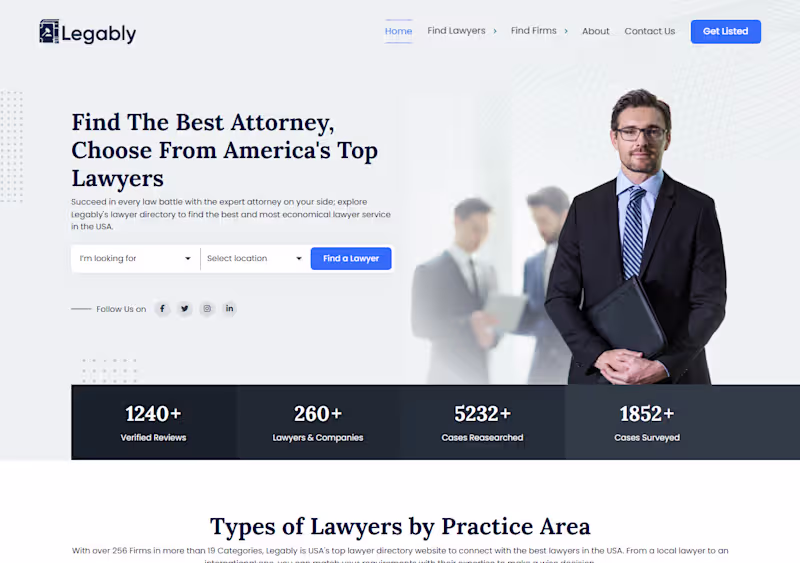 Cover image for React | Legably Legal Marketplace Platform