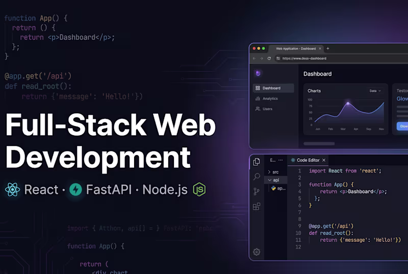 Cover image for Full-Stack Web Application Development